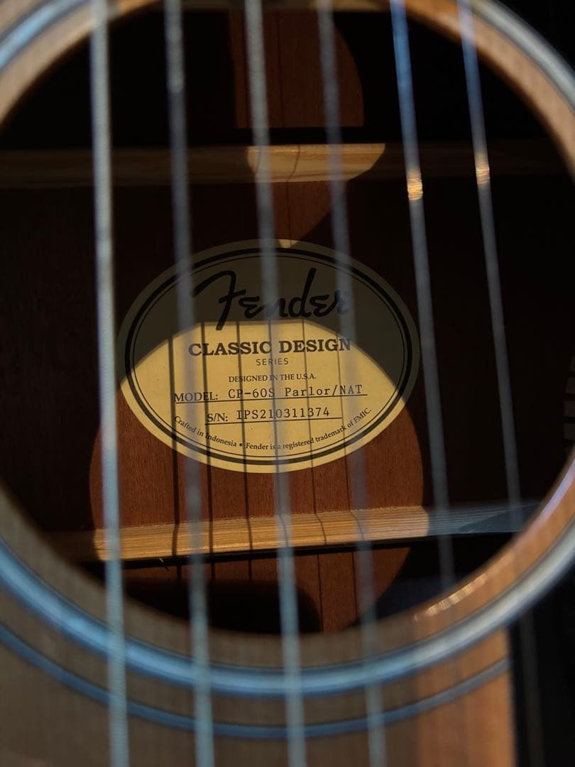 Fender CP-60s パーラーギター　アコギ