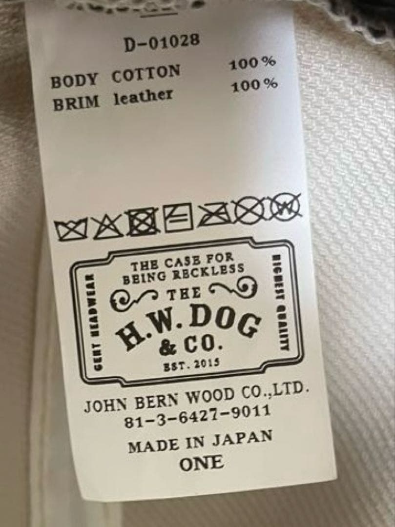 l*e様 THE H.W.DOG&CO.ザエイチダブリュードッグアンドコー キャ