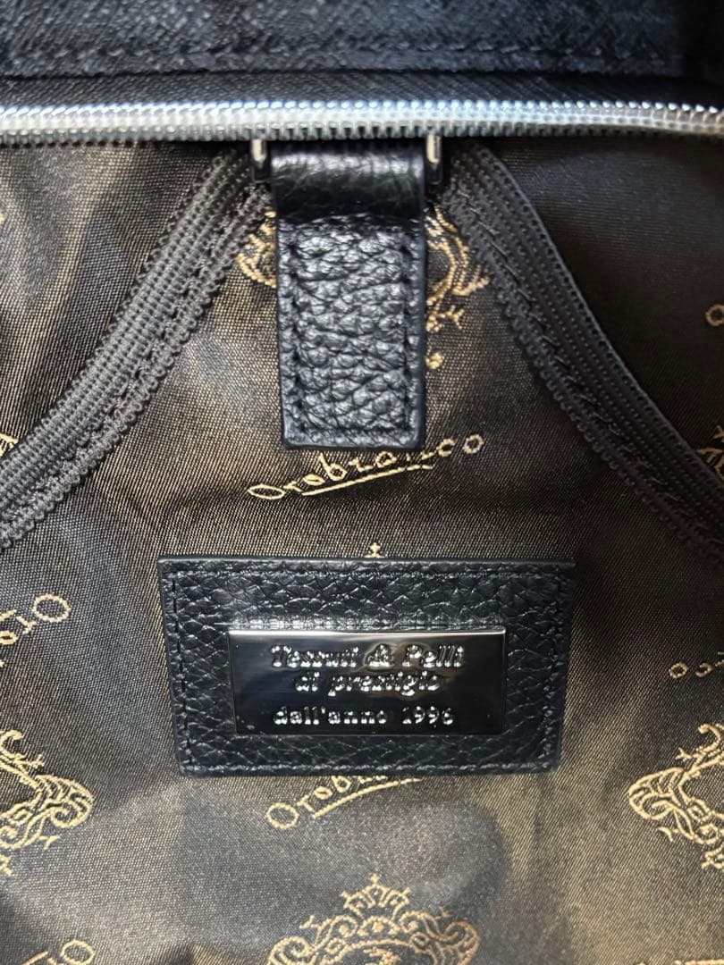 【Orobianco】オロビアンコトートバッグ 黒 大容量 美品