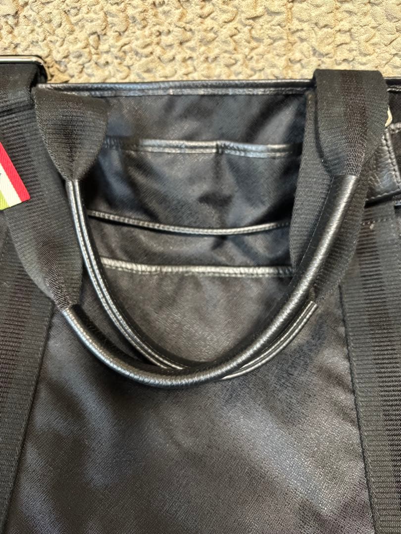 【Orobianco】オロビアンコトートバッグ 黒 大容量 美品