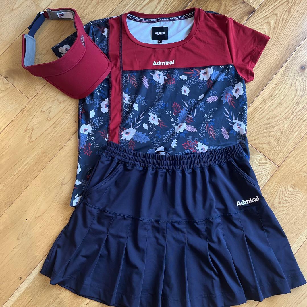 admiral アドミラル♡【美品】花柄のシャツとミニマムプリーツスコート