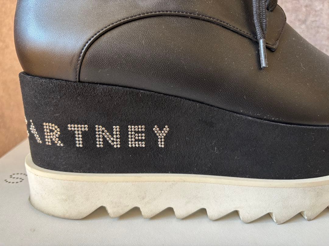 ステラマッカートニー　プラットフォーム　厚底　エリス　ローファー　　巾着　箱付き