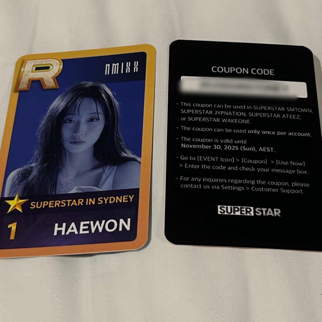 nmixxトレカ ヘウォン