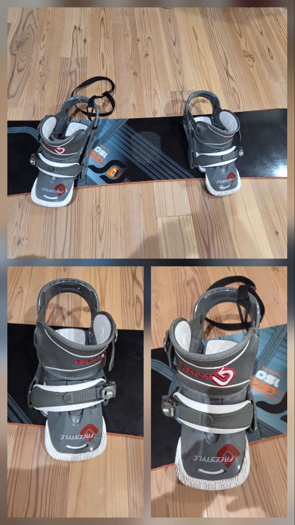 ロシニョール 150cm ＆ BURTON ビンディング リーシュ付 セット