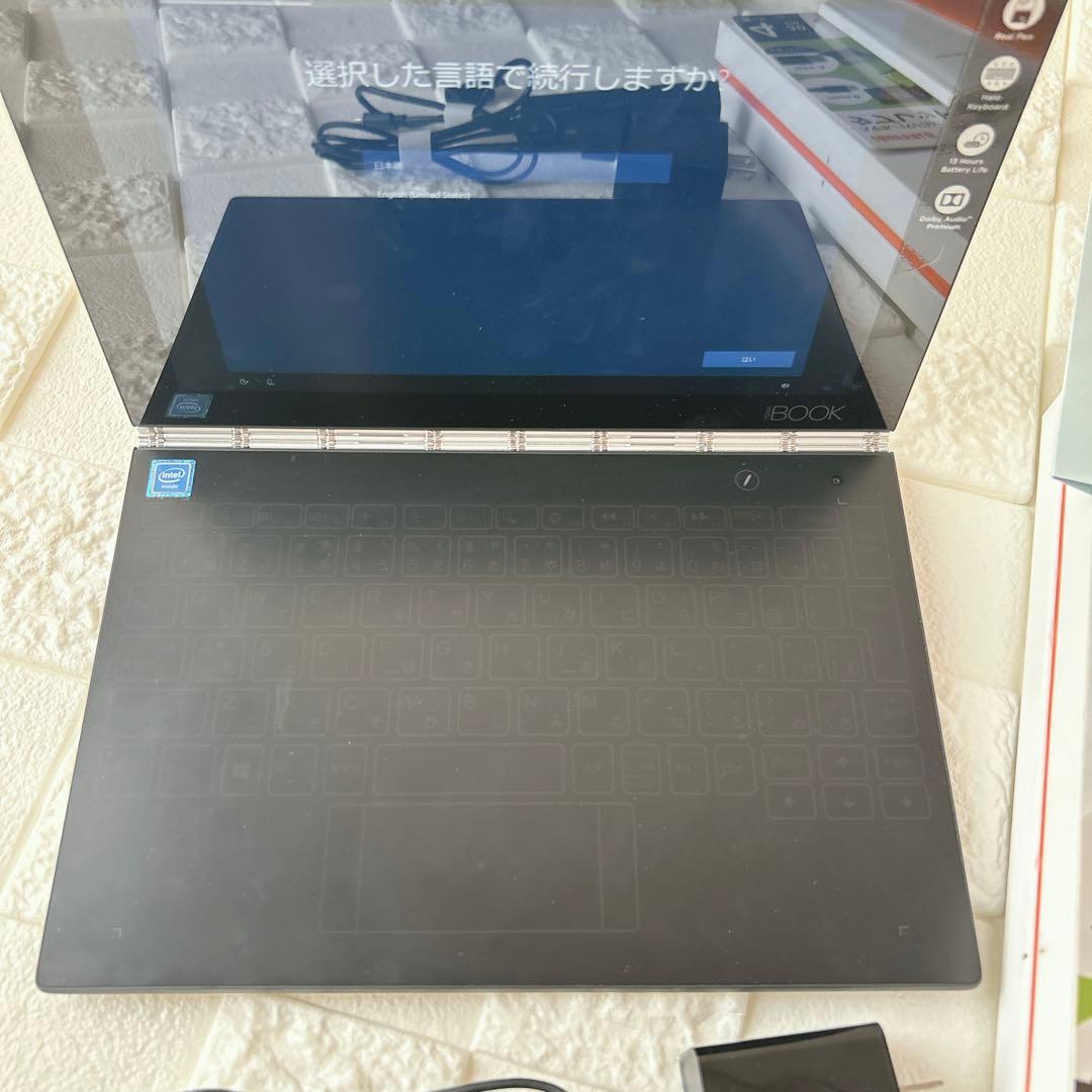 ノートパソコン pc lenovo yogabook 360℃ タブレット 軽量