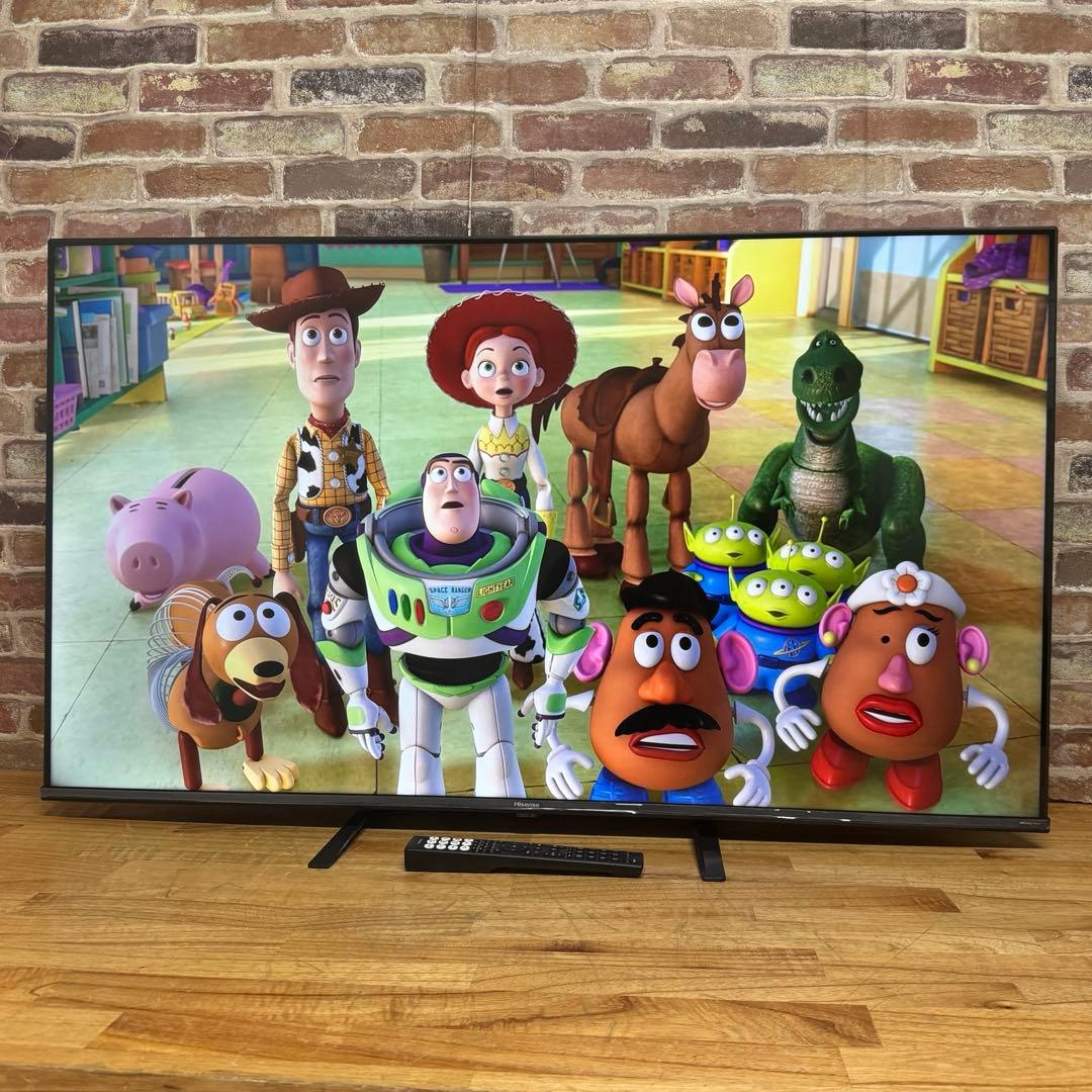 2024年製！ハイセンス 50V型 4K 液晶テレビ 50E65K 動画アプリ○