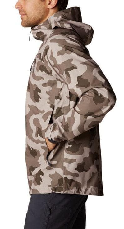 マウンテンハードウェア ストレッチ レインジャケット Sサイズ 合羽 カモフラ