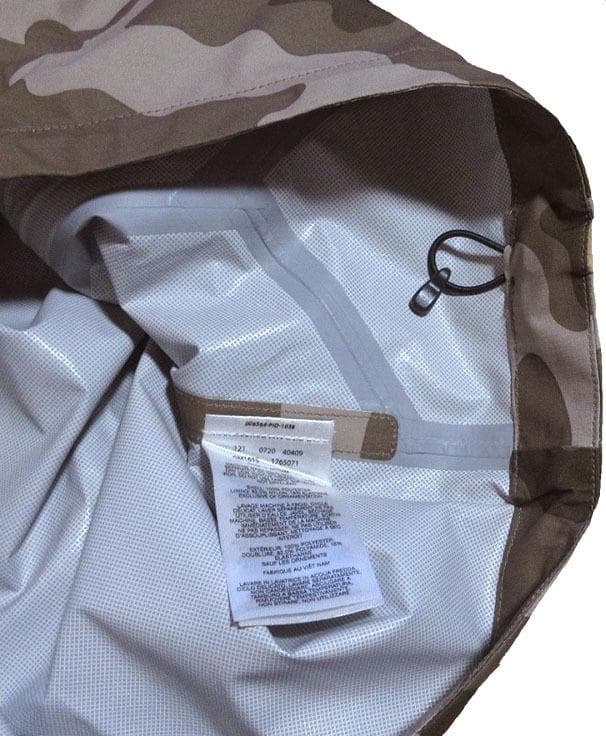 マウンテンハードウェア ストレッチ レインジャケット Sサイズ 合羽 カモフラ