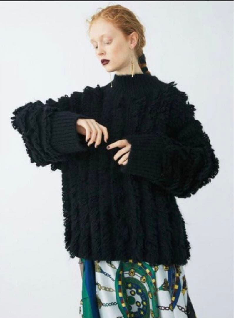 UN3D. 　アンスリード　ループニット　LiSA着用　ブラック