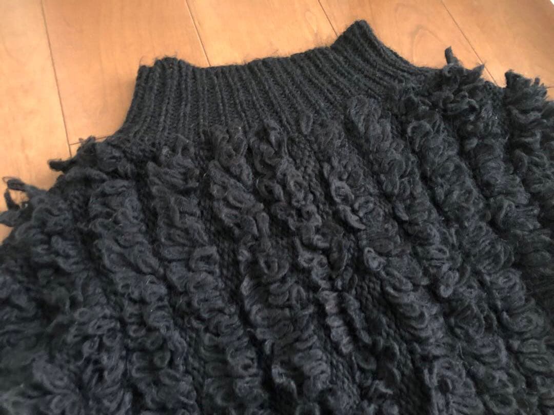 UN3D. 　アンスリード　ループニット　LiSA着用　ブラック