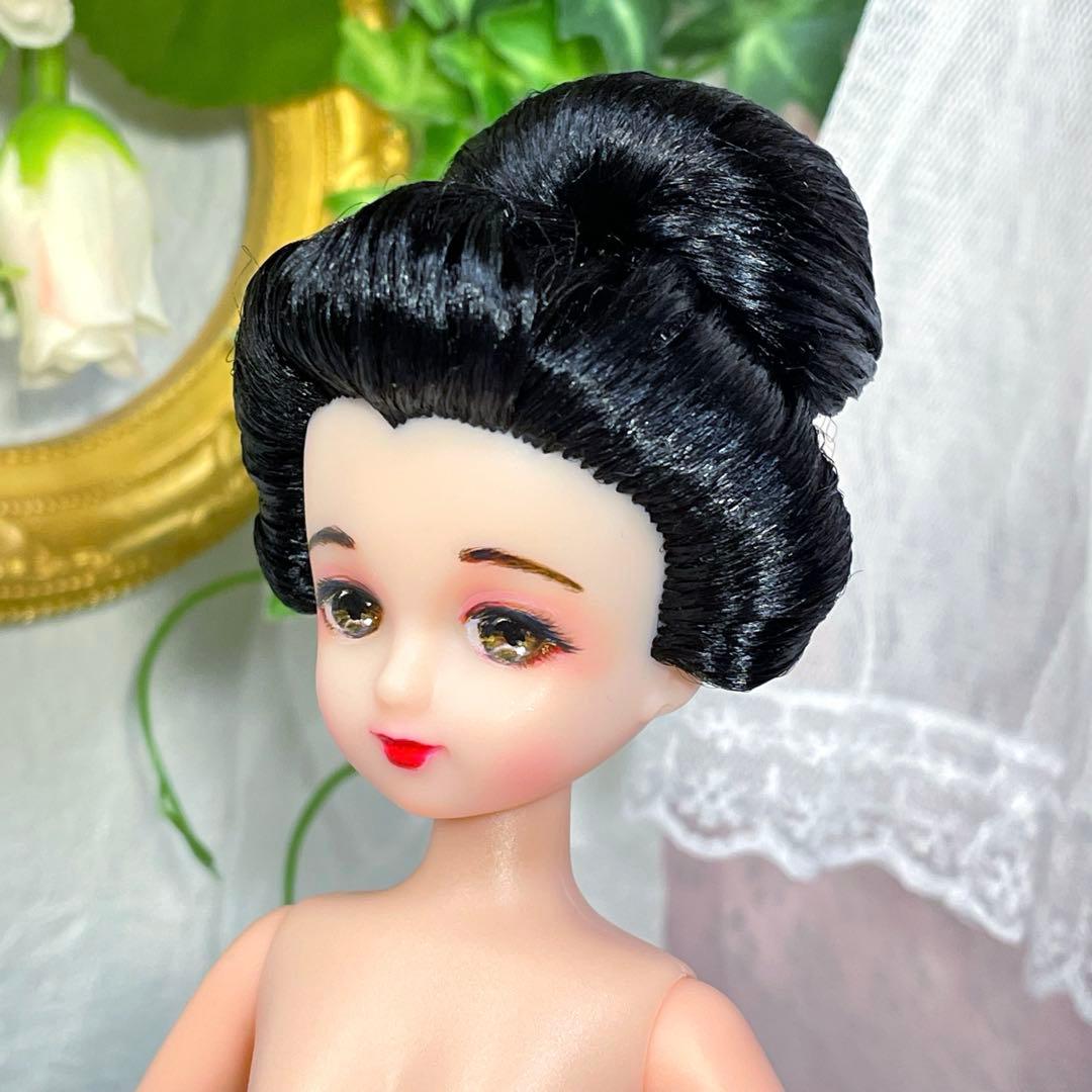カスタムドール　日本髪風　カスタムリカちゃん　本体のみ　☆リユース　ハンドメイド