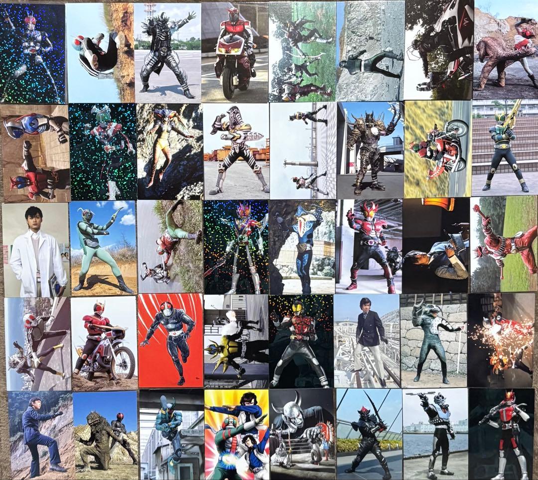 仮面ライダーチップスR カード セット　カルビー　引退