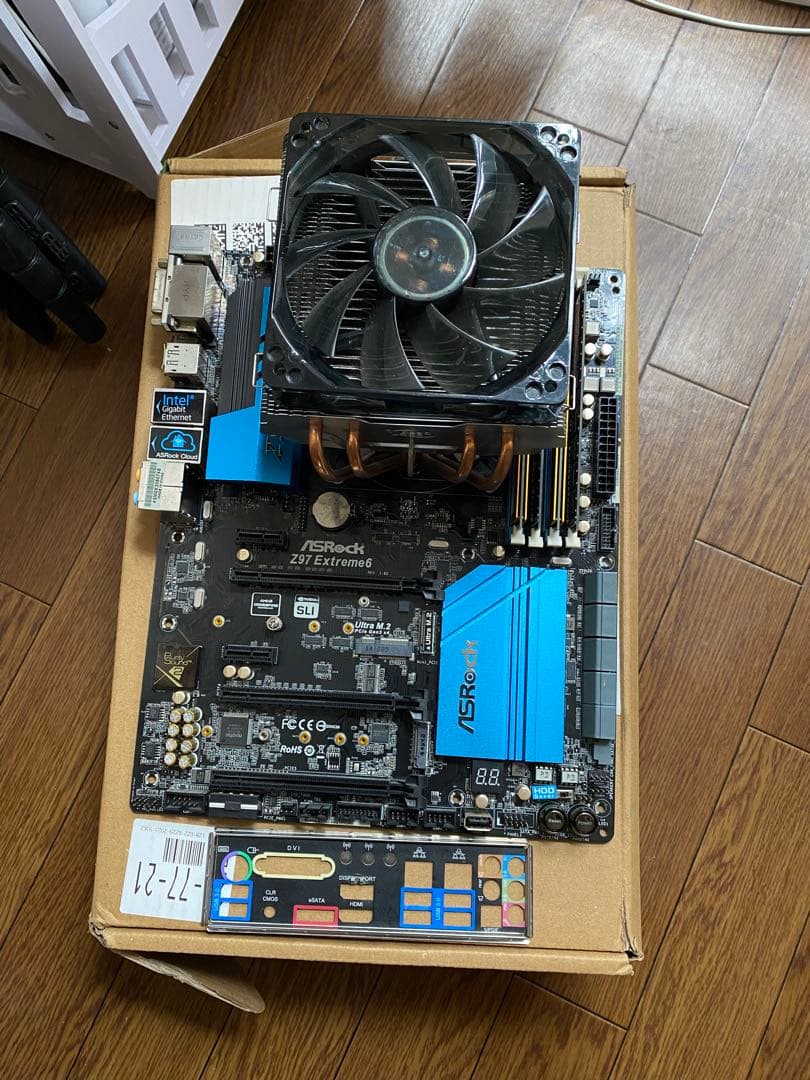 z97マザーボードとi7 4970k とメモリー32gbとcpu クーラーセット