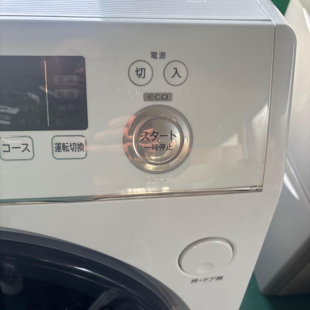 引取限定 SHARP ドラム式洗濯機 ES-H10E