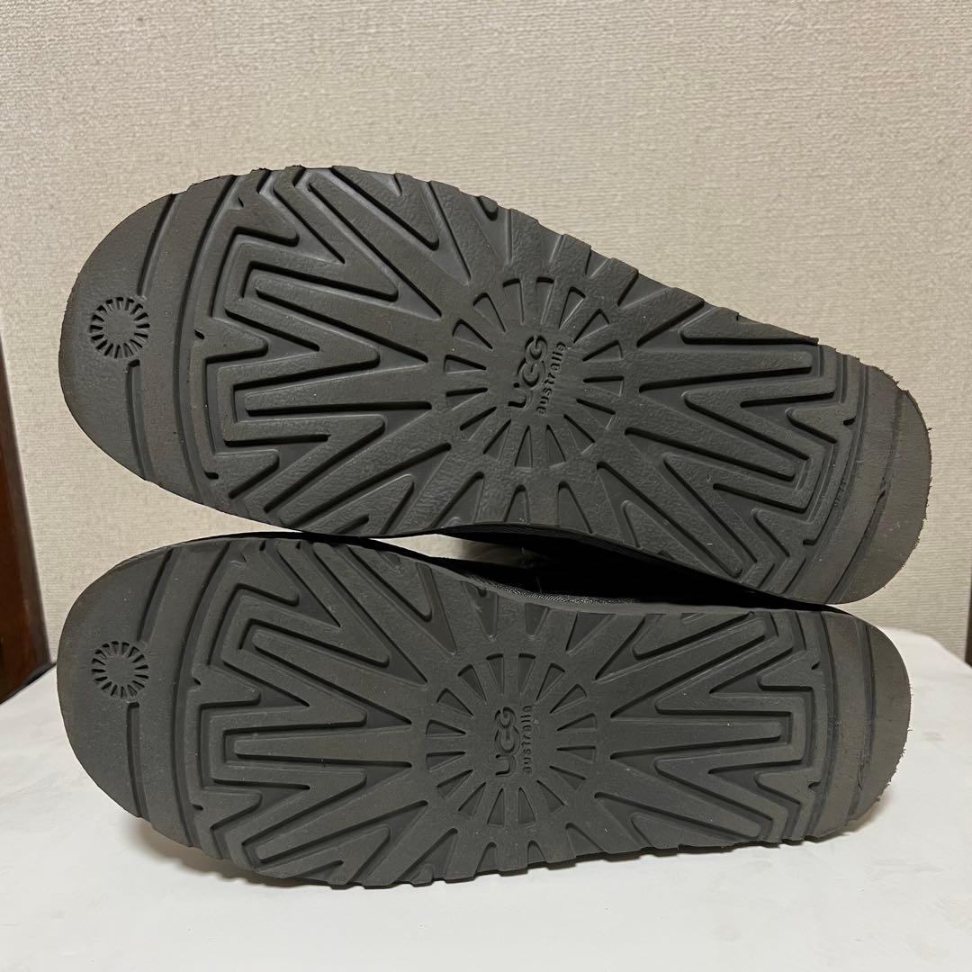 【美品】UGG アグ クラシックショート ムートンブーツ グレー 25cm