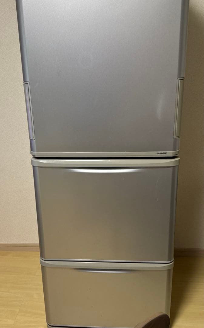 【値下げ】SHARP冷蔵庫 350L SJ-W351C-S 両開きドア