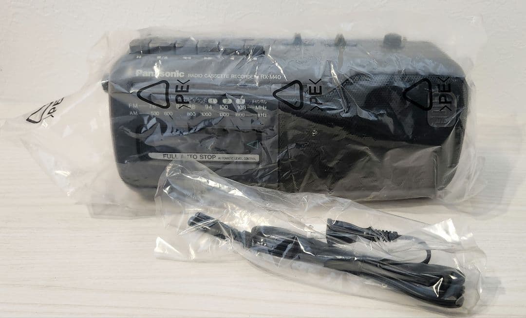 【新品未使用】Panasonic ラジオカセットレコーダーRX-M40-H