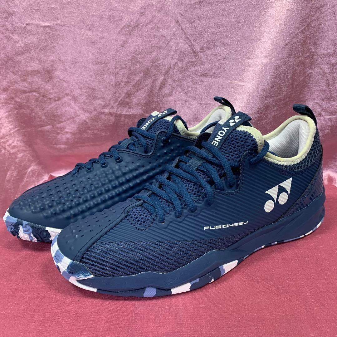 SHTF4MGC 27.5cm テニスシューズヨネックス ネイビー/アイスブルー