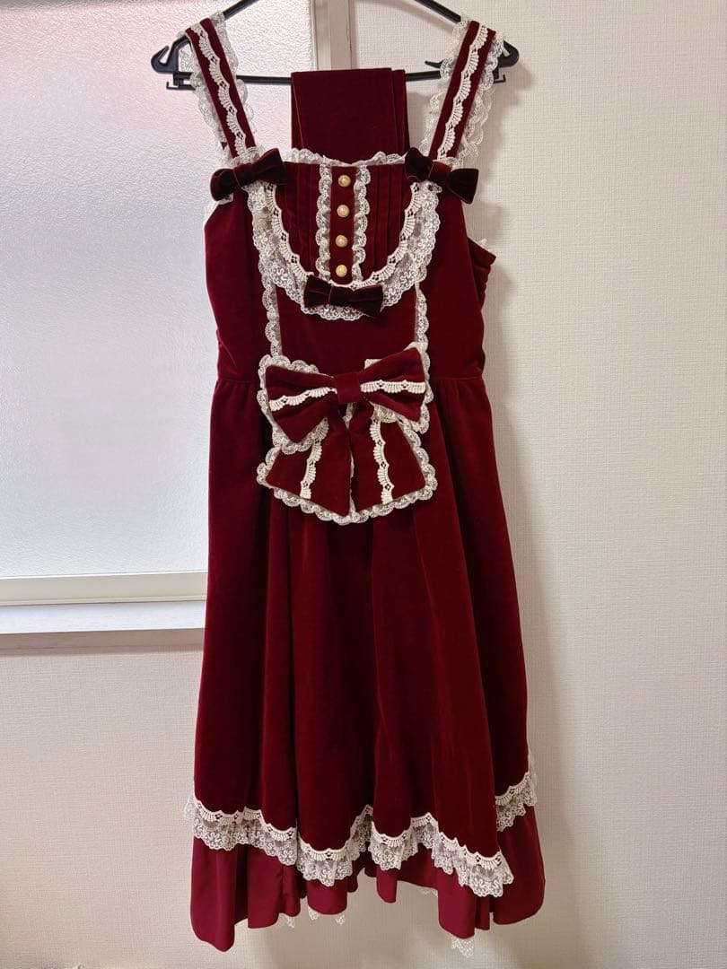 メタモルフォーゼ レジーナ ジャンパースカート ミディアム丈 別珍 JSK