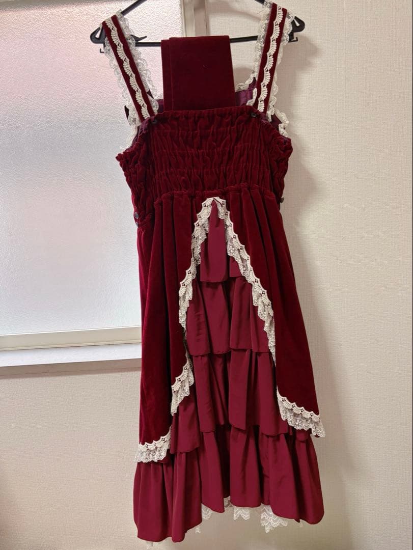 メタモルフォーゼ レジーナ ジャンパースカート ミディアム丈 別珍 JSK