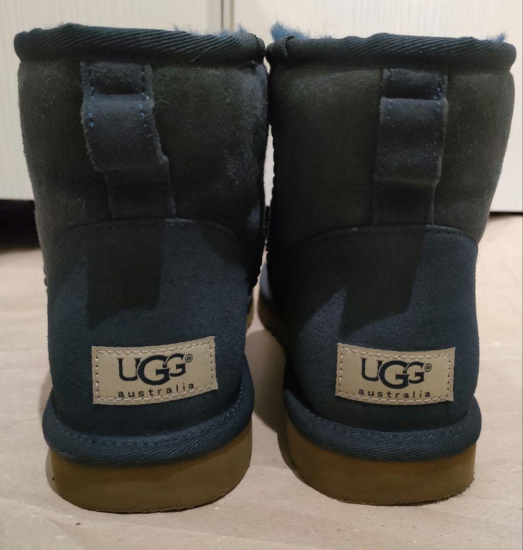 UGGクラシックミニムートンブーツネイビー紺色25