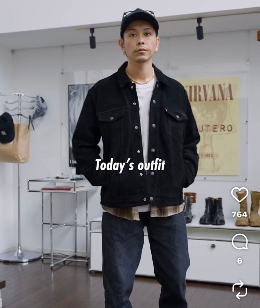 ジャケット・アウター LEVI'S LEATHER HIGHLAND SUEDE JACKET