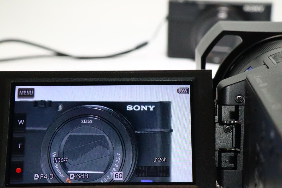 SONY FDR-AX100 4Kビデオカメラ 美品 動作品