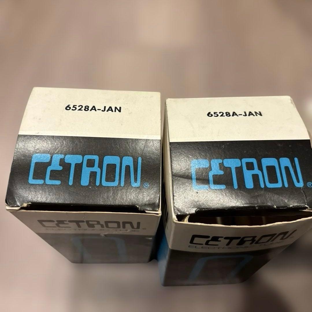 CETRON 6528A-JAN 真空管 米軍規格 未使用保管品？ 通電未確認