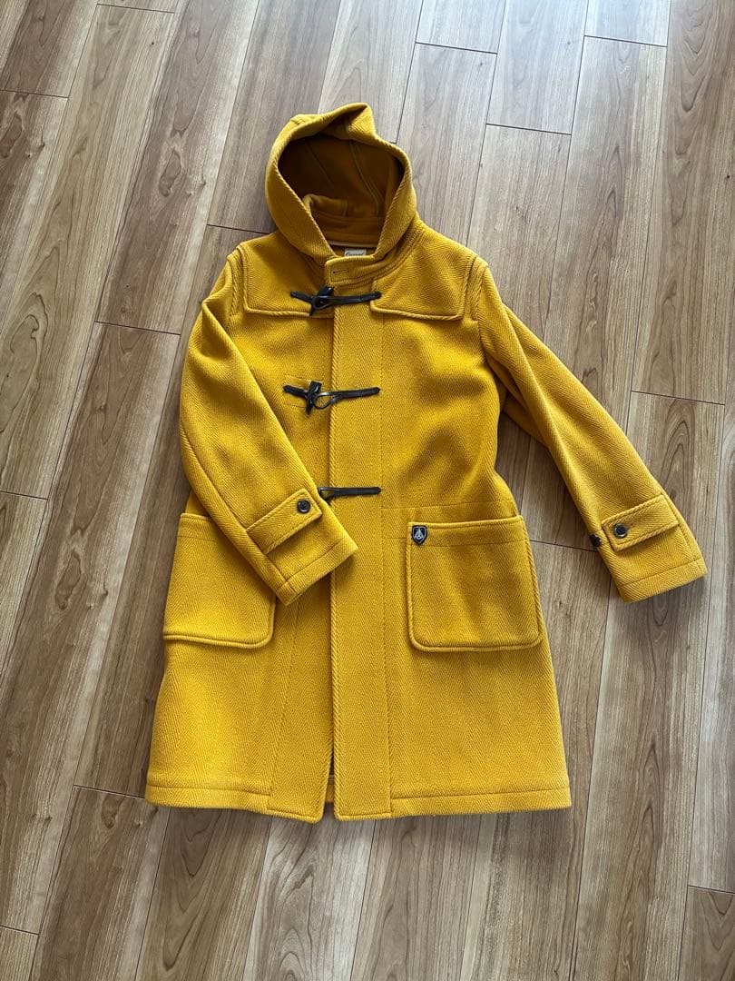 オーシバル　マスタード フード付きダッフルコート