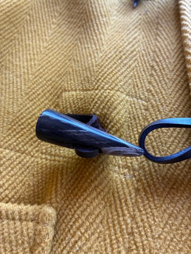 オーシバル　マスタード フード付きダッフルコート