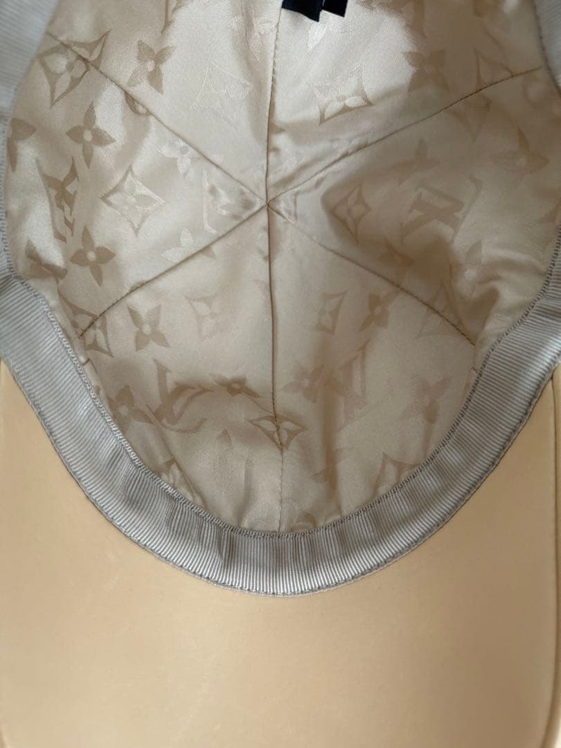 ルイヴィトンLOUIS VUITTON ビーマイキャップ帽子モノグラム　ベージュ