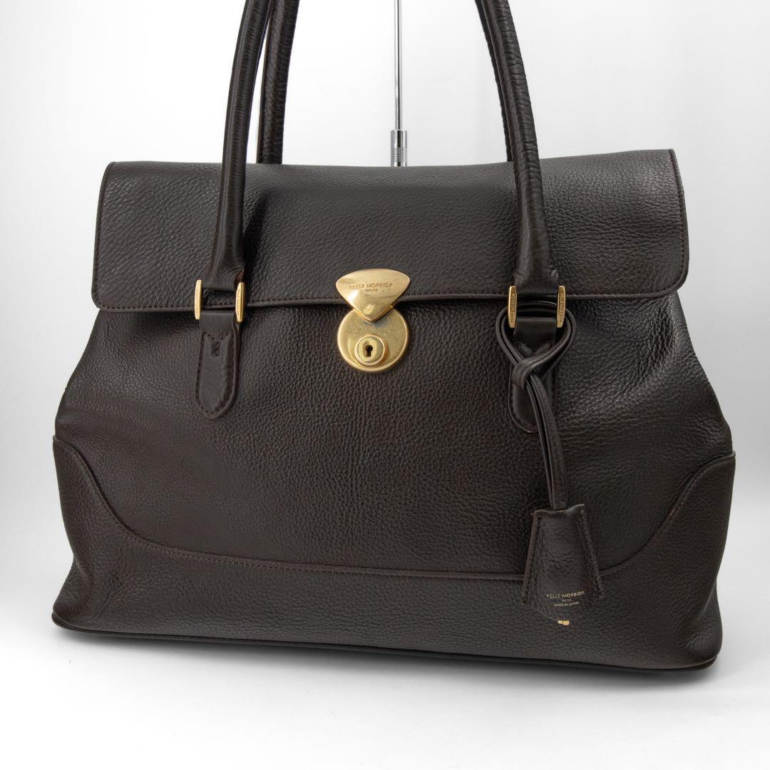 Z982【ペッレモルビダ】イングランドクルーズ　トートバッグ　ビジネスバッグ