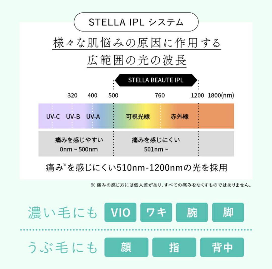【新品】STELLA BEAUTE ステラボーテ IPL光美容器 光脱毛 美顔器