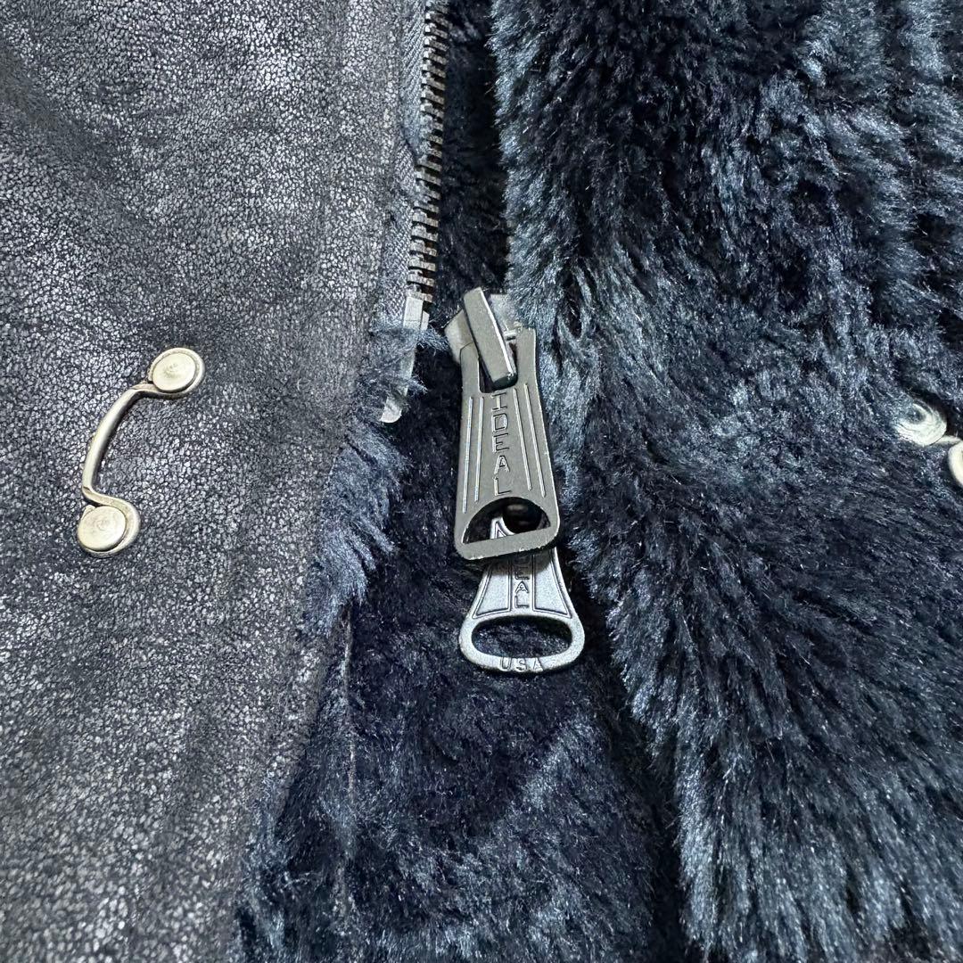 ジャケット・アウター 00s fuga Mouton leather fur jacket coat