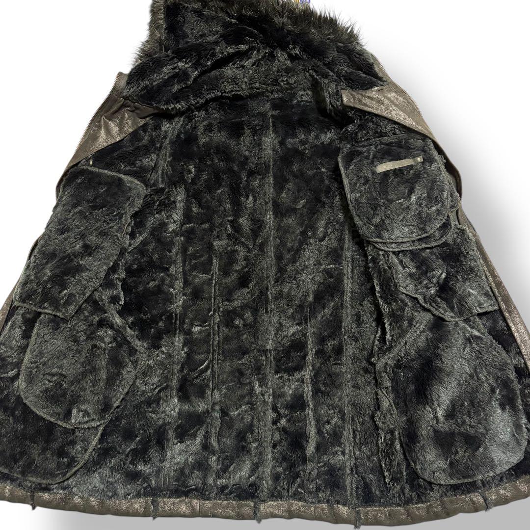 ジャケット・アウター 00s fuga Mouton leather fur jacket coat
