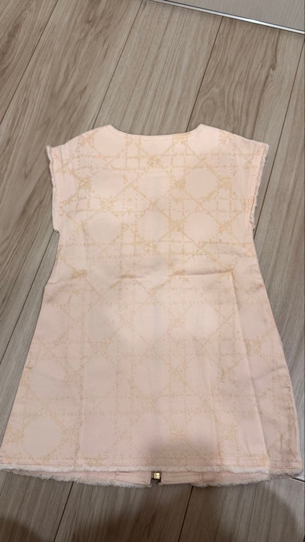 DIOR ノースリーブワンピース 4号 ピンク