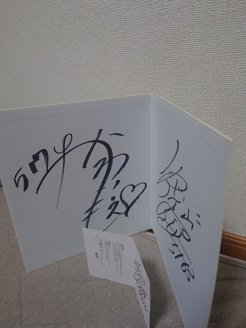 川井萌 清水愛海 ボートレーサー ボートレース BOATRACE サイン色紙