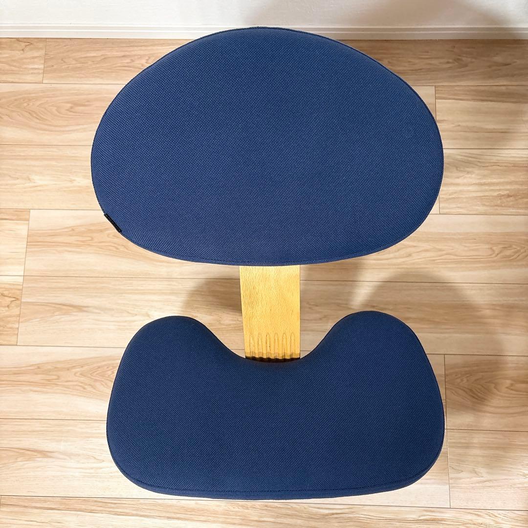 ✨良品✨ バランスチェア バランスイージー ネイビー 取扱説明書付き 送料無料