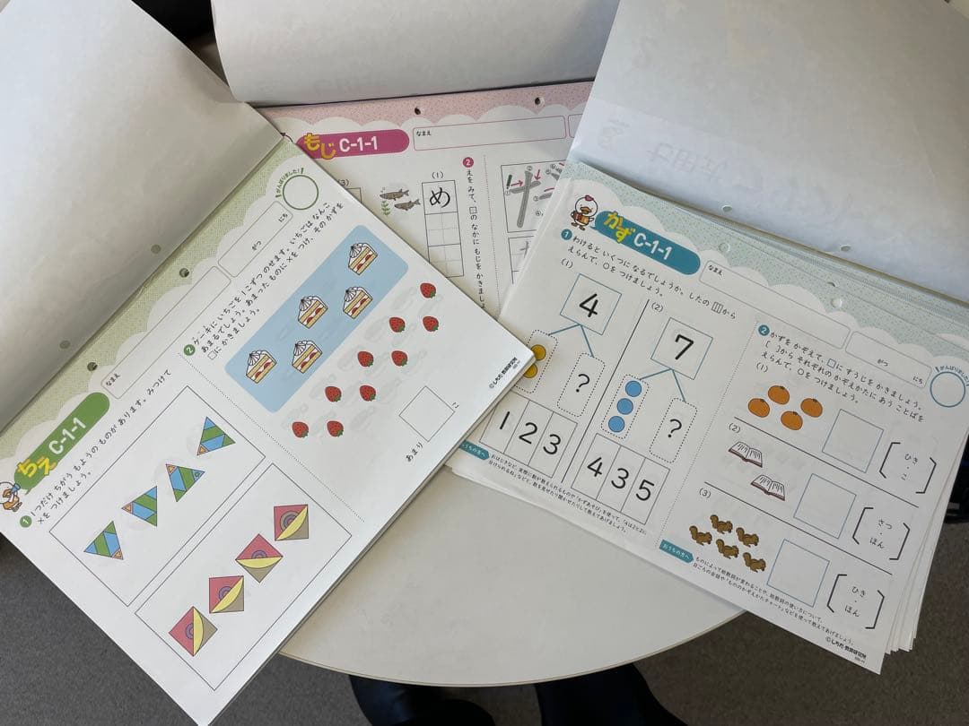 しちだ式　七田式　プリントC 30冊セット 短作文やたし算・ひき算