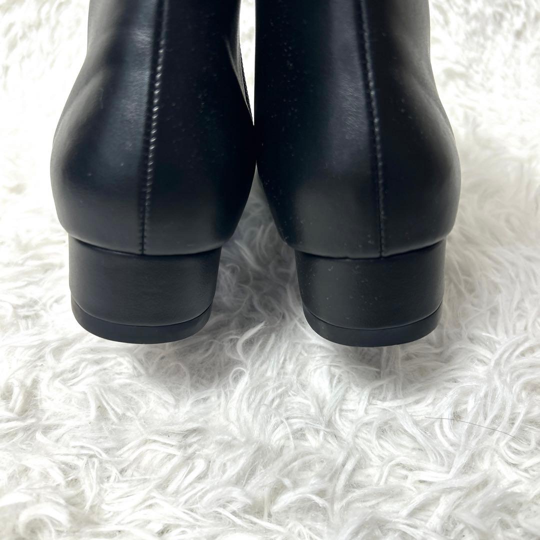 【新品・未使用品】RAKUNA 整体ショートブーツ ブラック サイズM 4E