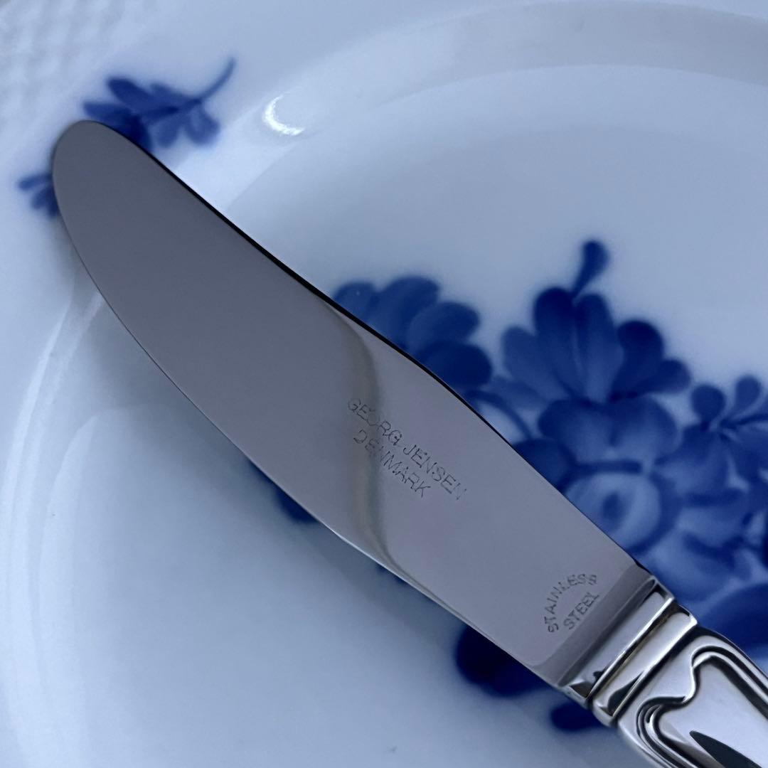 【未使用・希少】ジョージジェンセン OLD DANISH ディナーナイフ 銀製