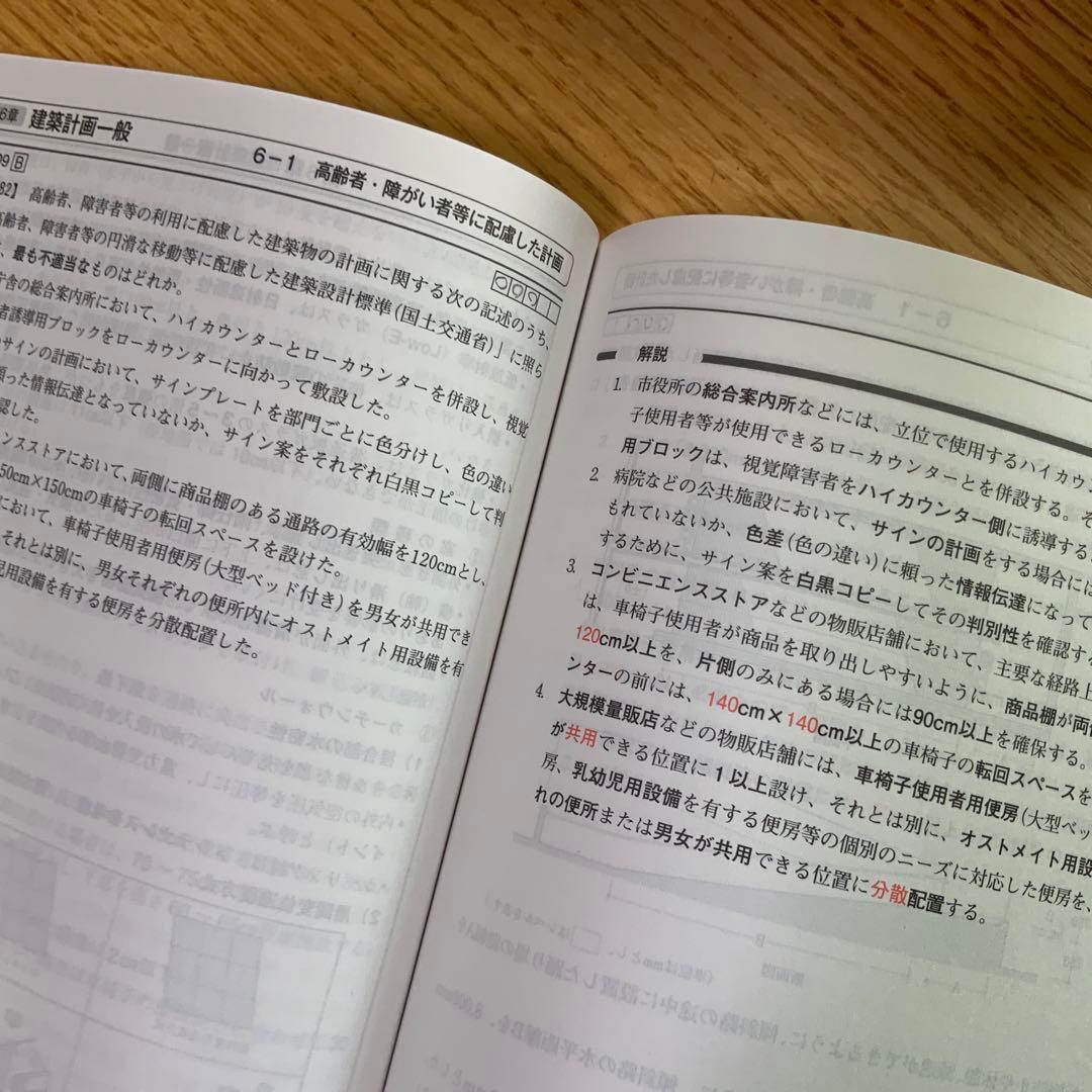 一級建築士学科試験　2024年(令和6年)テキスト・問題解説集・法令集ほか