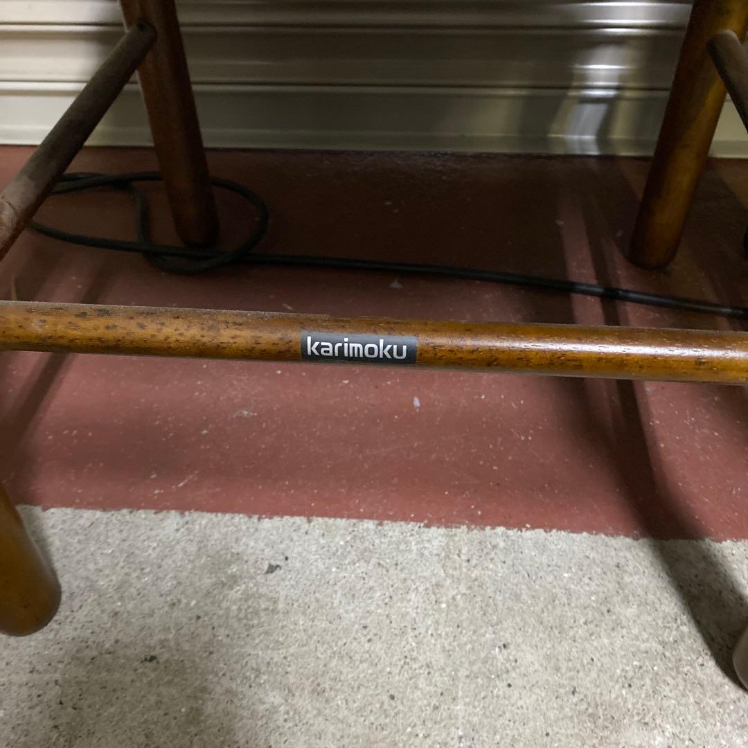 p*a様 カリモク ダイニングチェア 花柄 椅子 セット