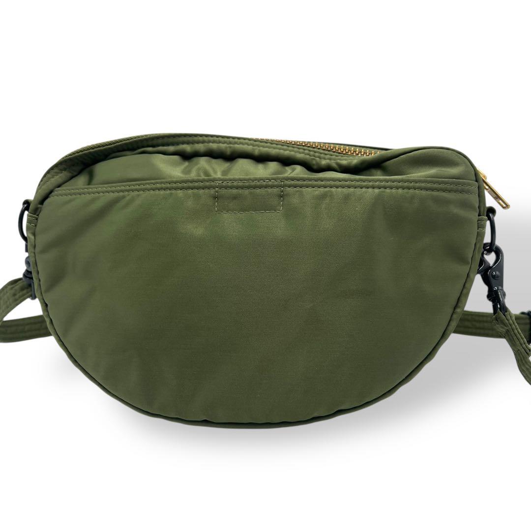 【希少✨廃版】ポーター タンカー ショルダーバッグ ハーフムーン セージグリーン