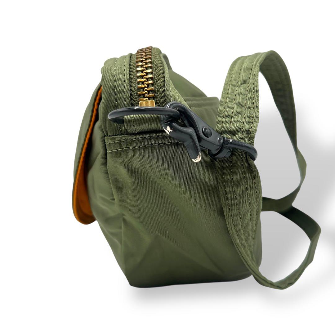 【希少✨廃版】ポーター タンカー ショルダーバッグ ハーフムーン セージグリーン