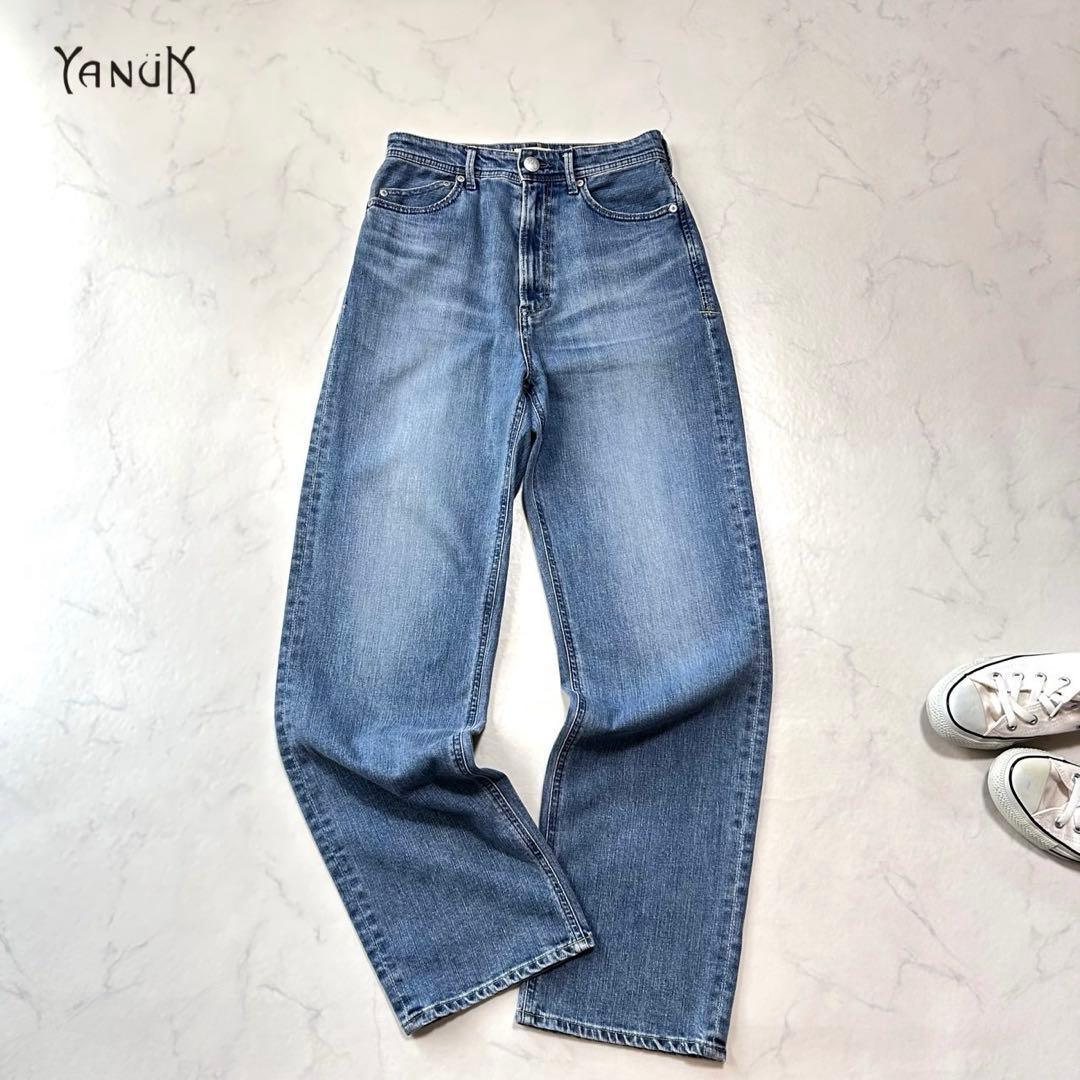 美品 ヤヌーク ボーイズストレート\