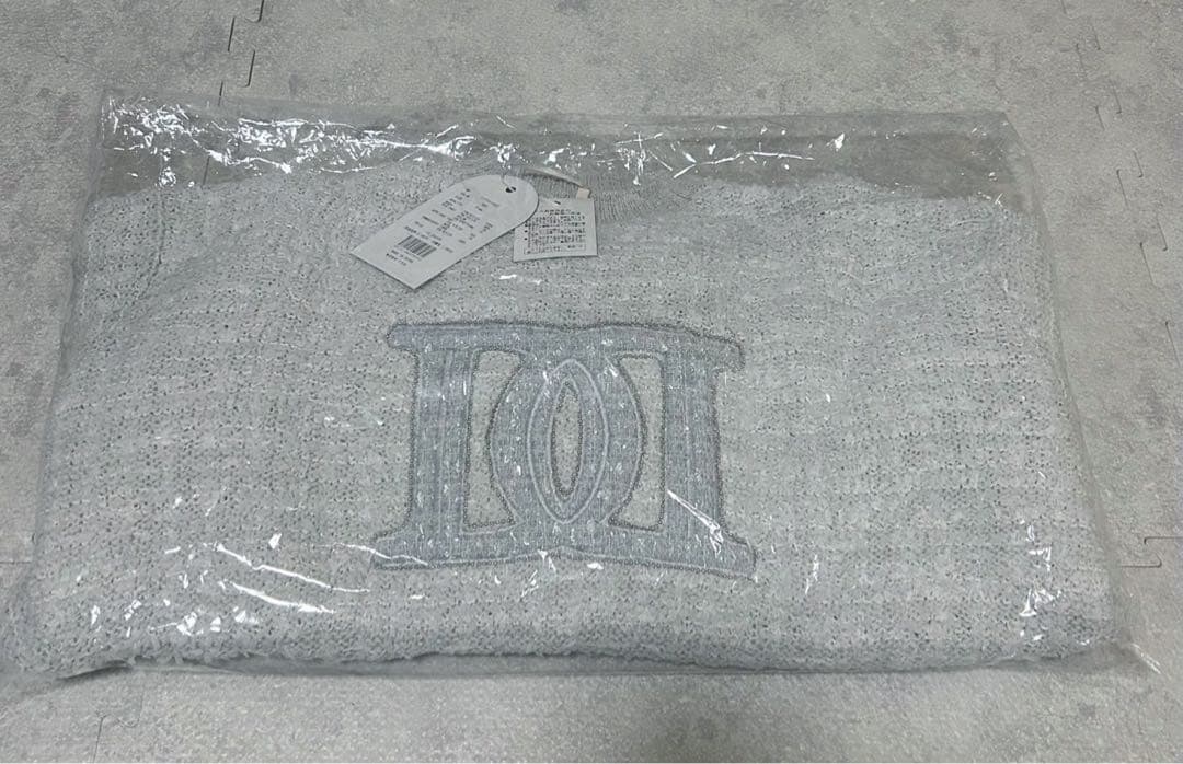 ❤︎Darich DDロゴツイードニットプルオーバー❤︎ サックス