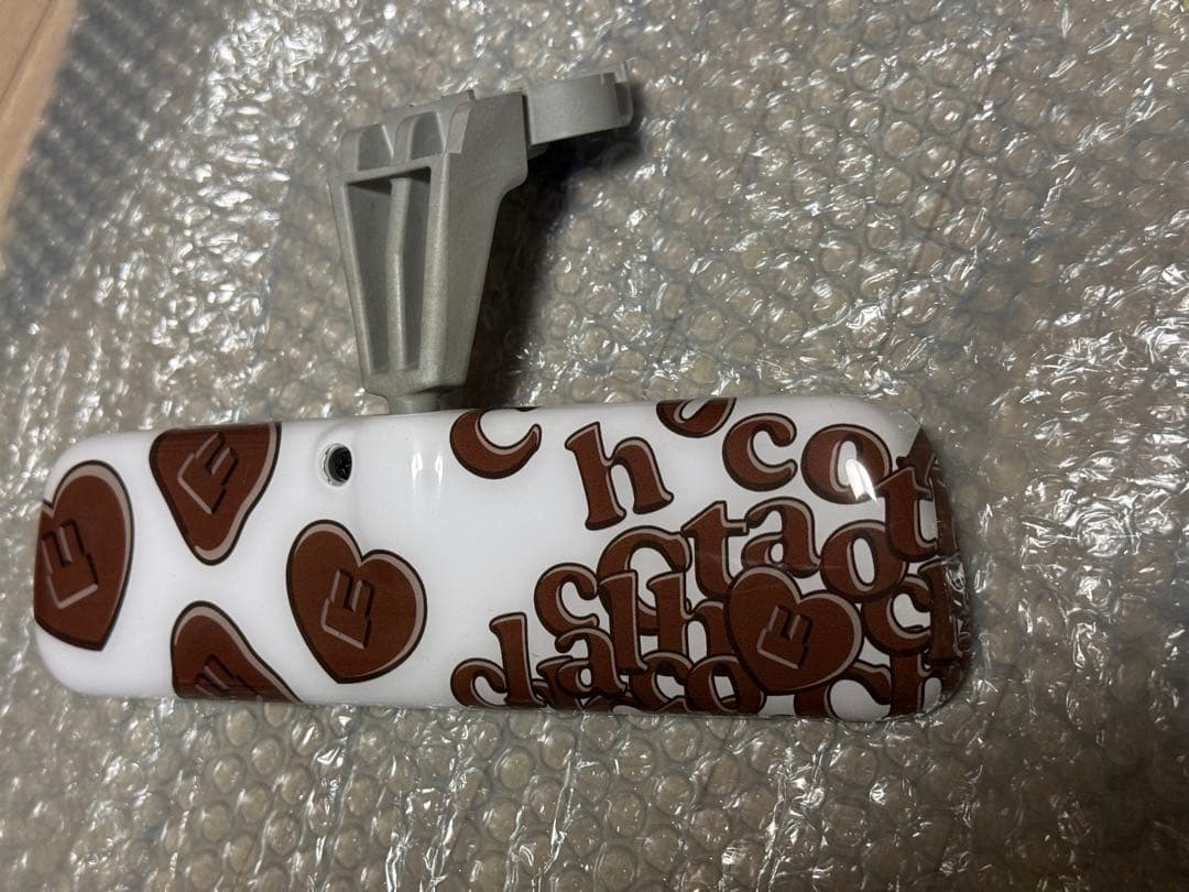 【美品】希少　スズキ純正　ラパンショコラ　OPルームミラーカバー　純正ミラー付