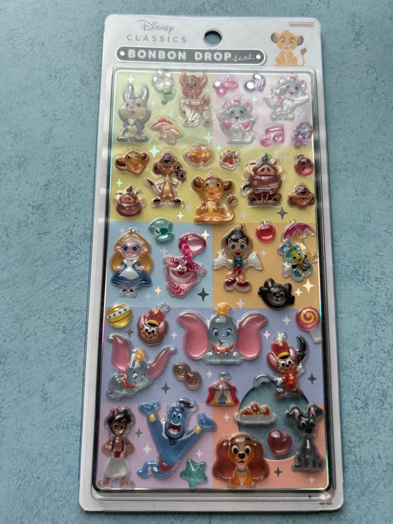 正規品 ボンボンドロップシール ディズニー ピクサー 4枚セット プリンセスなど