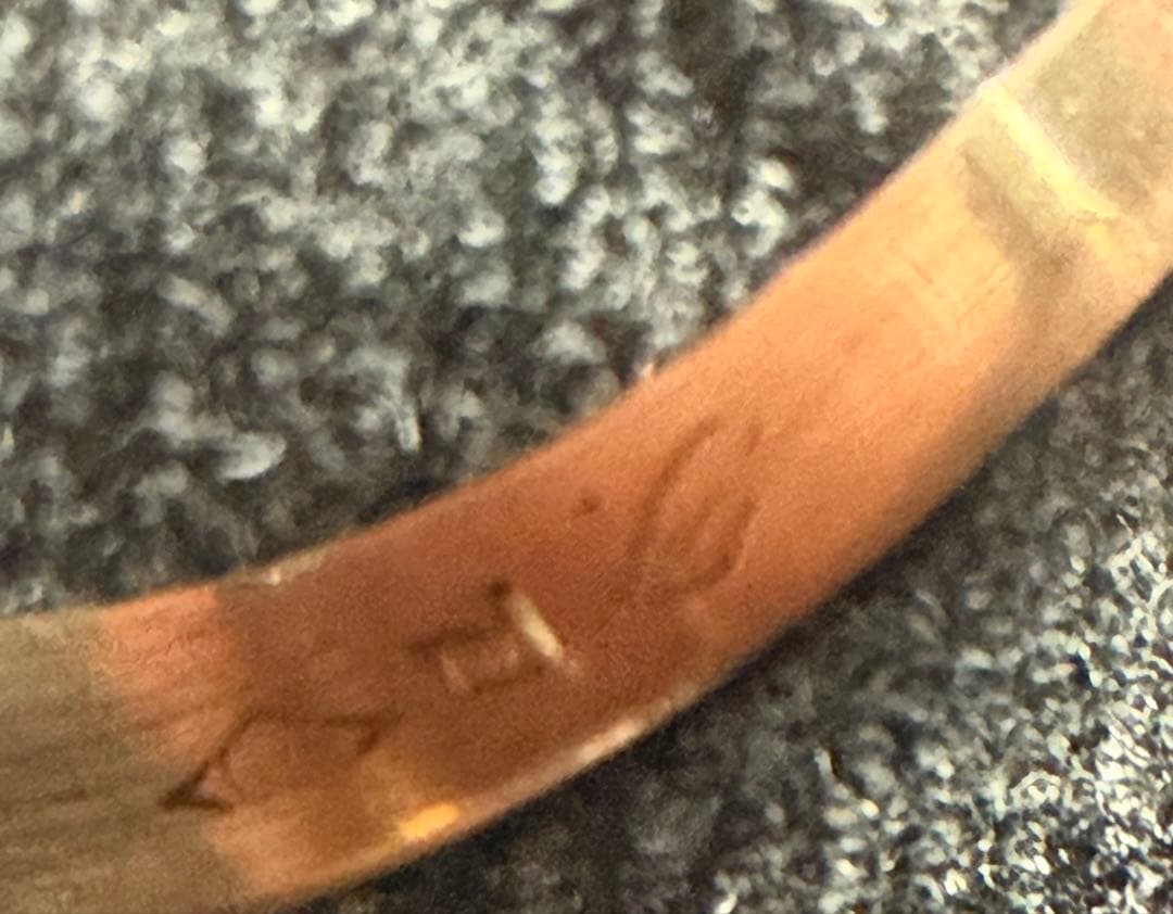 コンビリング　K18 プラチナ 総重量2.6g サイズ8号